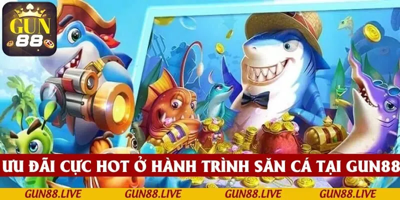 Tận dụng những ưu đãi cực hot để hành trình săn cá tại GUN88 của bạn thêm phần rực rỡ