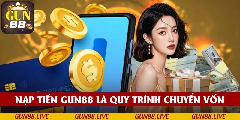 Nạp tiền GUN88 là quy trình chuyển vốn vào tài khoản game của bạn