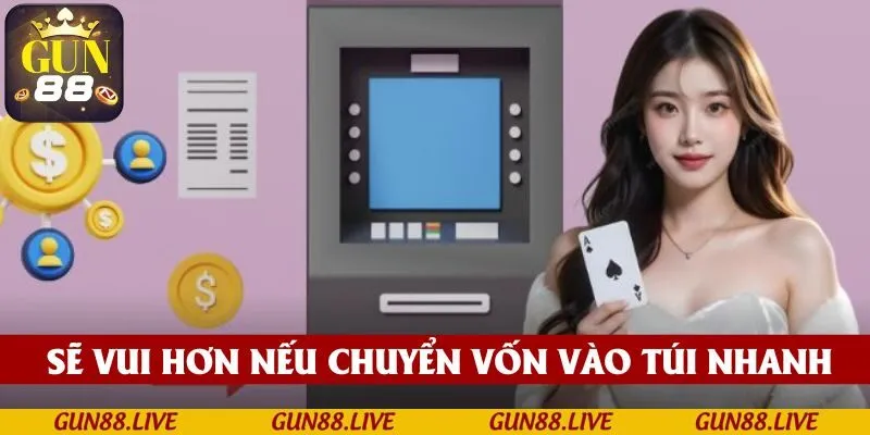 Chiến thắng sẽ vui hơn nếu được chuyển vốn vào túi ngay lập tức
